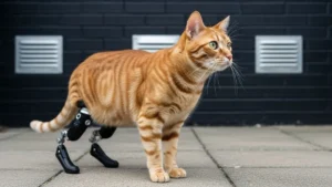 Cat Prosthetic Leg