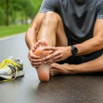 arch pain after running